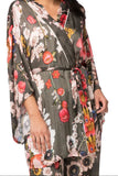 Bloom Baby Olive Print Kimono Robe - Subtle Luxury