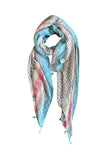 Little Lovely Tassel Light and Soft Print Scarf Wrap Sarong 3