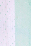 Lots of Dots Print Swatch Mint - White
