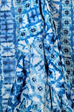 Rita Reversible Cover-Up Sundress in Oceanus Blue Luxury Print
