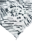 Inked Spots & Animal Print Bell-Sleeve Kaftan Cover-Up