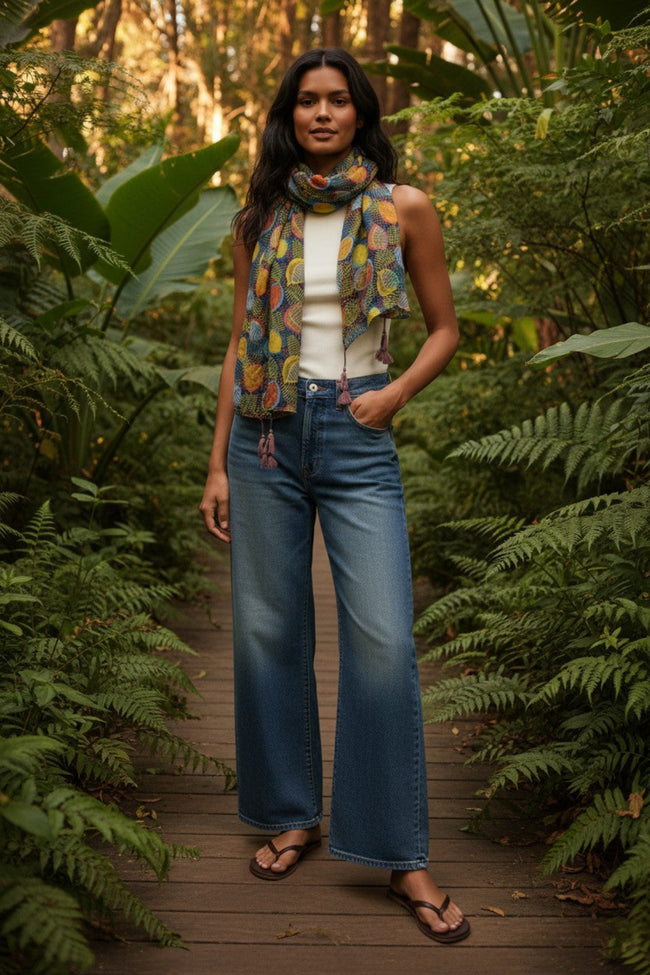 MV78 Guava Chic Print Scarf wrap 4 