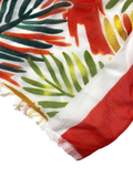 Leaves on the Wind Fiesta Bright Color Luxury Poolside Coverup Maxi Sundress