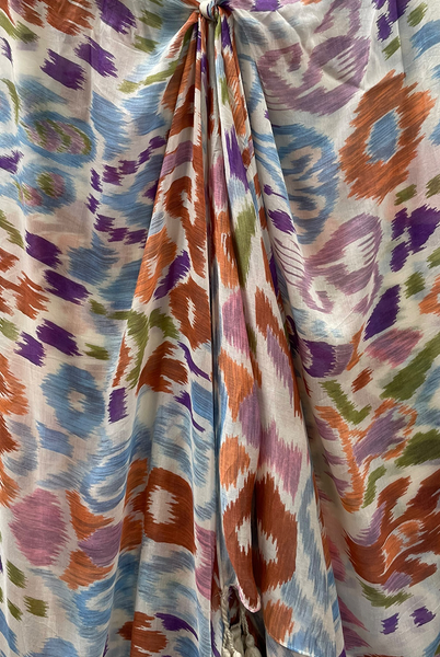 Color Impressions Luxury Print Sarong Multi-Wear Wrap Scarf