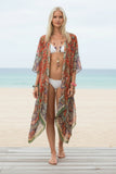 Masala Bright Luxury Print Kimono Coverup mood