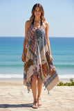 Maxi Tassel Cover-Up Sundress in Love Shaker Paisley Patch Print