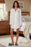Miranda Satin  Lounge Nightshirt Lounge in Polka Dot Prints multi dots