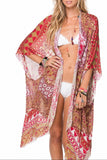 Moroccan Shaker Print Luxury Kimono Coverup 2