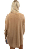 Nelly Washable Cashmere V-neck Pullover Sweater
