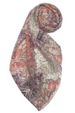 P29_Coral Tea for Two Sheer Print coral