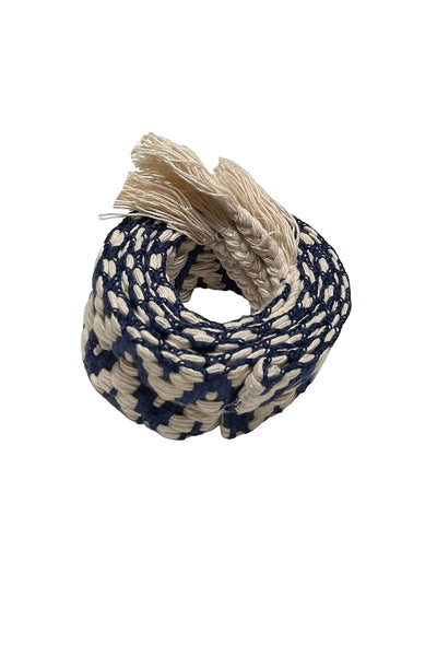 Handwoven Aztec Pattern Wrap Belt