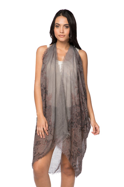 Free Spirit Multi Wear Coverup in Crochet Screen Print