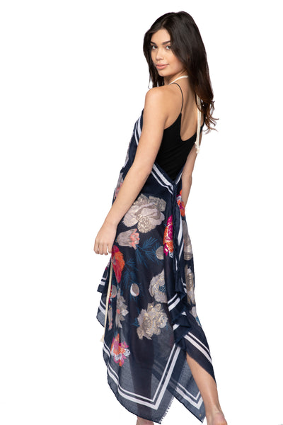 Grecian Goddess Sundress  in Flowers Forever Print