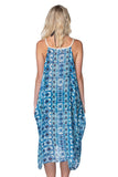 Rita Reversible Coverup Sundress in Oceanus Print