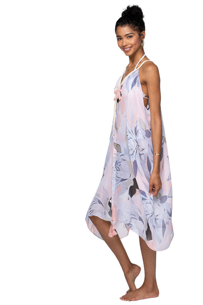 Rita Reversible Sun Dress in Secret Garden Print