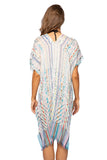 Colors of Life Print Coverup Kaftan