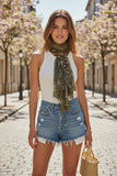 Paisley Dots Print Rayon Sarong Wrap scarf