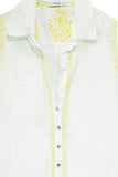 RBGCL-White-Lemon-Boyfriend-Embroidery-Shirt-Cotton White Shirt Coverup women