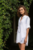 RGBCL_Stone Wash Blue _embroidery_on_White_Cotton_Long_Boyfriend_Shirt
