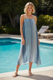 Rita Reversible Sundress Coverup in Song and Dance Luxury Print