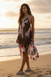 Rita Reversible Sundress Sheer Coverup – Spring Splendor Print mood