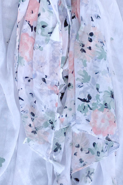 Fairy Dreams Soft and Sheer Print Kaftan Cover-Up Sundress