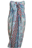 Embroidered Rodeo Hand Embroidered Woven Wrap/Scarf