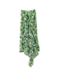 Multi Wear Sarong Wrap Coverup in Leafy Delight Green
