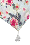 S213 Love Story Tropical Print Lightweight Sheer Scarf and Short Sarong SWATCH