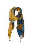 Walking on Sunshine Caftan Cover-Up – Golden Earth-Tone Print