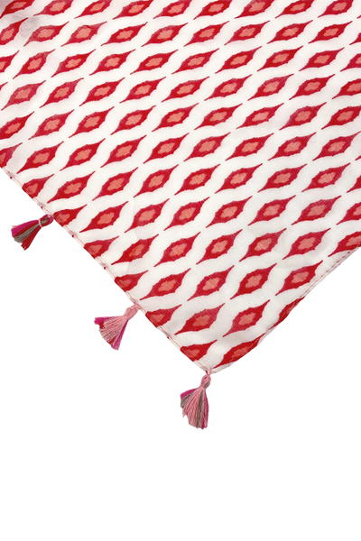 S260-Vacation-Melody-Red-Scarf swatch
