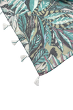 Maxi Halter Sundress Coverup  in Forest Dweller Green Print