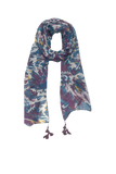Tropical Splash Print Sheer Wrap Sarong Scarf