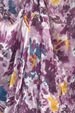 Tropical Splash Print Sheer Wrap Sarong Scarf