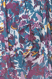 Tropical Splash Print Sheer Wrap Sarong Scarf