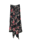 S75 Summer Romance black sarong Scarf black