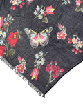 Free Spirit Coverup Multi-Wear Vest in Night Flowers Print in Navy