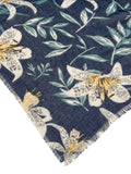 S93 Lovely Lily Isle Blue Sheer Print Sundress Coverup swatch