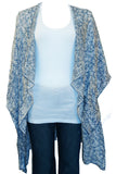 Kimono Jacket/Wrap in Printed Silk