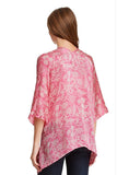 Kimono Jacket/Wrap in Printed Silk