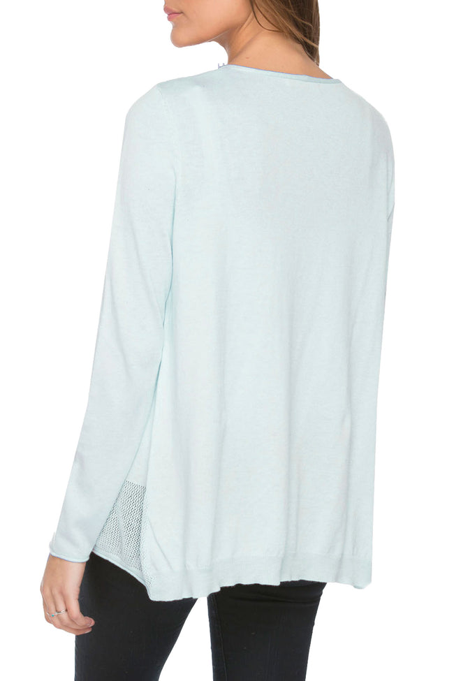 Linger or Lounge Zen Blend Open Neck Sweater Knit Cardigan