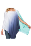 Zen Blend Dip Dye Poncho Convertible
