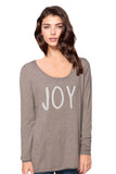 Zen Blend Crewneck Sweater with Stitched Embroidery