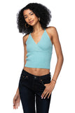 100% Cashmere Annamaria Crop Camisole