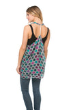 Free Spirit Multi-Wear Coverup Vest Dress in Safari Dots Print