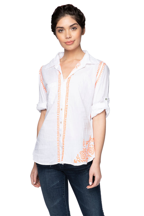 Girlfriend Cotton Shirt in Limited Supply Sale