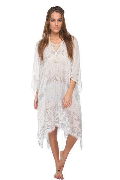 Golden Daydream Kaftan Maxi Dress