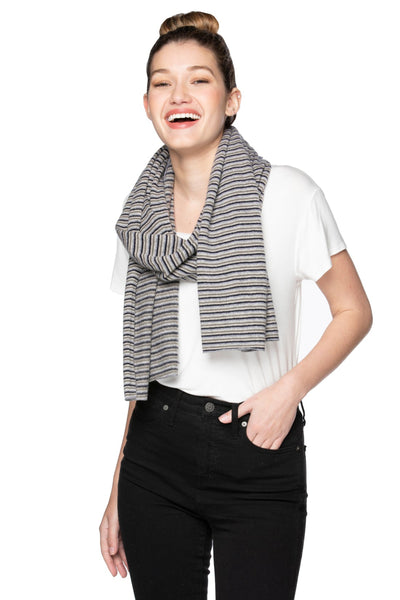 100% Cashmere Harlow Multi Wear Wrap Poncho Scarf