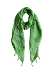 Washed Solid Luxury LInen-Rayon Scarf, Wrap, and Sarong