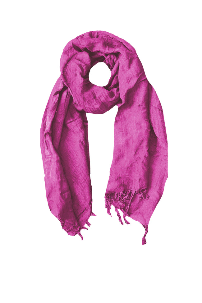 Washed Solid Luxury LInen-Rayon Scarf, Wrap, and Sarong